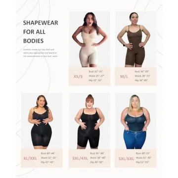 FeelinGirl Seamless Butt Lifter Shapewear Bodysuit