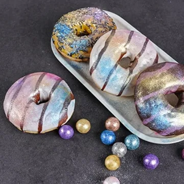 Edible Glimmer Powder - Blue Metallic Food Glitter 5g