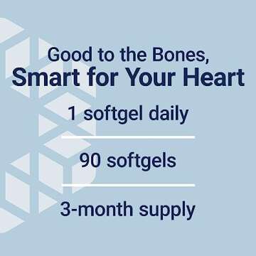 Life Extension Super K, vitamin K1, vitamin K2 mk-7, vitamin K2 mk-4, vitamin C, bone/heart/arterial health, 3-month supply, Gluten-Free, 1 Daily, Non-GMO, 90 softgels