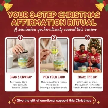 Positive Tennis Jar: 60 Affirmation Cards for Motivation