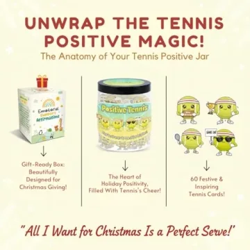Positive Tennis Jar: 60 Affirmation Cards for Motivation