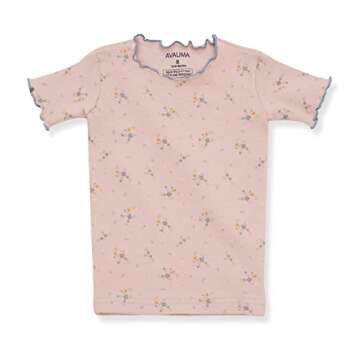 AVAUMA Baby Boys Girls Pajama Set 6M-7T Kids Toddler Snug fit Flower Pattern Design Pjs Cotton Sleep...