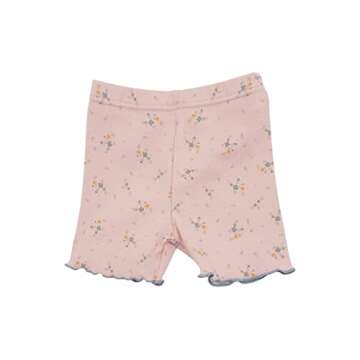 AVAUMA Baby Boys Girls Pajama Set 6M-7T Kids Toddler Snug fit Flower Pattern Design Pjs Cotton Sleepwear Ruffled Shirring (Bling_Short Pink.XL)