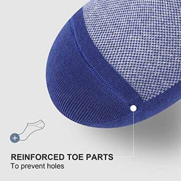 wernies No Show Men Socks, Low Cut Ankle Sock, Men Short Socks Casual Cotton Socks Size 11-13