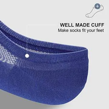 wernies No Show Men Socks, Low Cut Ankle Sock, Men Short Socks Casual Cotton Socks Size 11-13