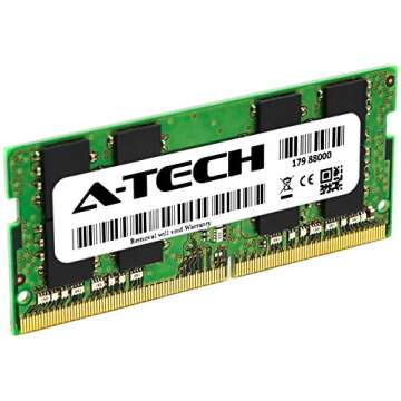 A-Tech 32GB Kit (2x16GB) RAM for Apple iMac & Mac Mini (2018, 2019 & 2020) | DDR4 2666 MHz SODIMM PC4-21300 / PC4-21333 260-Pin SO-DIMM Memory Upgrade