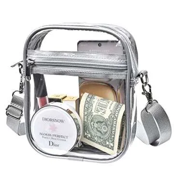 gdbis Clear Crossbody Bag for Concerts and Sports Events