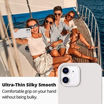 IceSword iPhone 13 White Case - Soft and Shockproof Protection