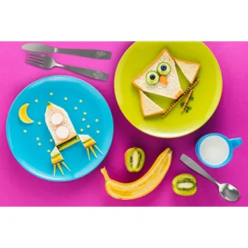 12 Piece Stainless Steel Kids Silverware Set - Child and Toddler Safe Flatware - Kids Utensil Set - Metal Kids Cutlery Set Includes 4 Small Kids Spoons, 4 Forks & 4 Knives