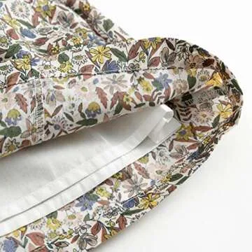 Curipeer Baby Girls Long Sleeve Fall Floral Dress Flower Printed Toddler Ruffle Dress for Autumn and Spring Brown 6T