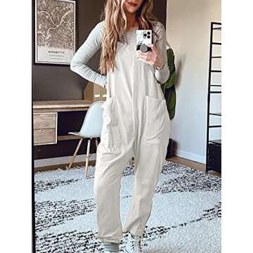 Cozy DEEP SELF Women's Casual Loose Jumpsuit for Summer Days