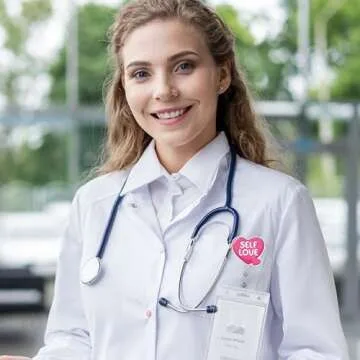 Cute Funny Retractable Badge Reel Set for Nurses, Teachers