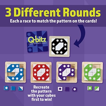 Mindware Q-Bitz Fun Board Game for Family Game Night