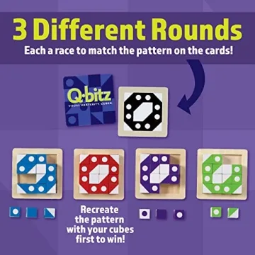 Mindware Q-Bitz Fun Board Game for Family Game Night