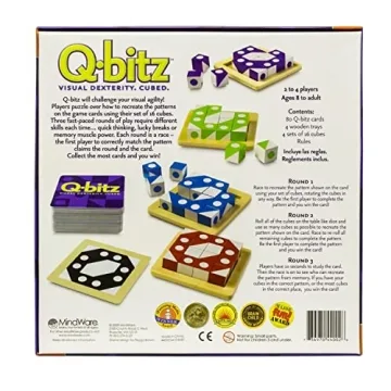 Mindware Q-Bitz Fun Board Game for Family Game Night