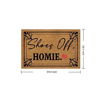 Welcome Mat Funny Doormat for Indoor Outdoor Spaces