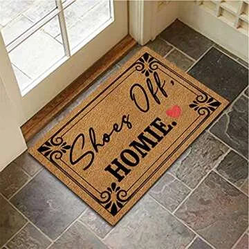 Welcome Mat Funny Doormat for Indoor Outdoor Spaces