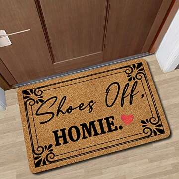 Welcome Mat Funny Doormat for Indoor Outdoor Spaces