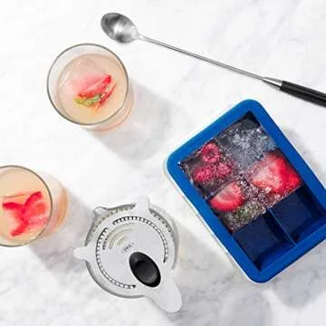 OXO Good Grips Silicone Stackable Ice Cube Tray - Large Cubes