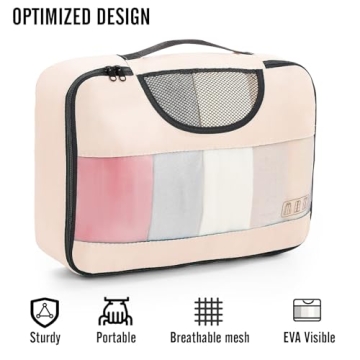 Veken 8 Set Packing Cubes for Travel Organization