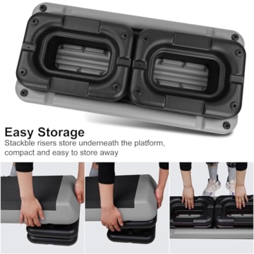 HaoKang Adjustable Aerobic Stepper Perfect for Fitness Fun