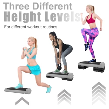 HaoKang Adjustable Aerobic Stepper Perfect for Fitness Fun