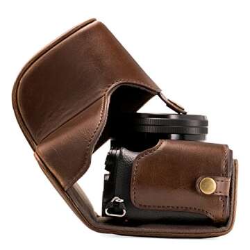 MegaGear Ever Ready Leather Camera Case for Sony Alpha