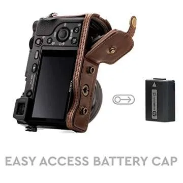 MegaGear Ever Ready Leather Camera Case for Sony Alpha