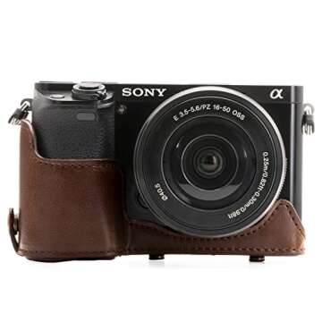 MegaGear Ever Ready Leather Camera Case for Sony Alpha