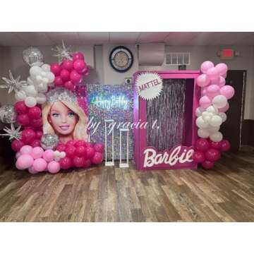 Shimmer Wall Backdrop Silver Iridescent Square Sequin Wall Panel Backdrop Decor for Wedding, Anniver...