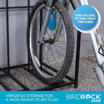 BIRDROCK HOME Bike Rack for 3 Bikes - Durable & Space-Saving
