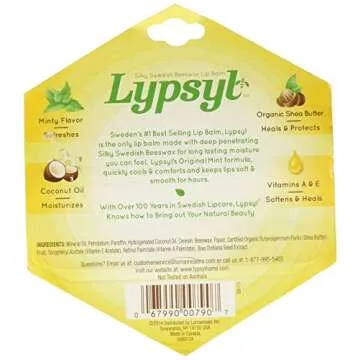 Lypsyl Intense Protection Original Mint Lip Balm | Ultra Hydration 0.10 oz