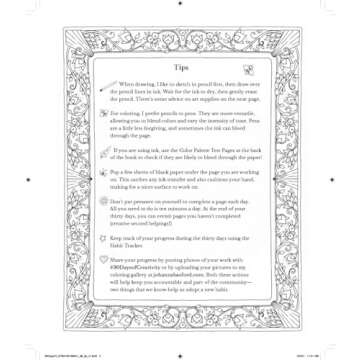 30 Days of Creativity: Draw, Color, and Discover Your Creative Self