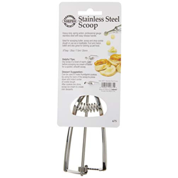 Norpro Stainless Steel Scoop - Perfect for Baking and Cooking