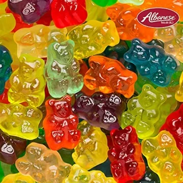 Albanese 12 Flavor Gummi Bears 5lbs Chewy Candy