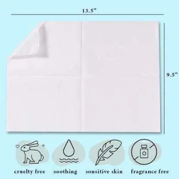 Ultra Soft ProHeal Disposable Dry Wipes 100 Pack