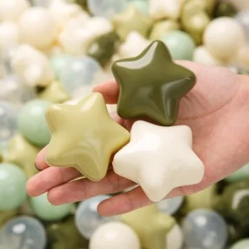 TRENDPLAY Star Ball Pit Balls 200 Piece Set for Kids