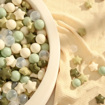 TRENDPLAY Star Ball Pit Balls 200 Piece Set for Kids