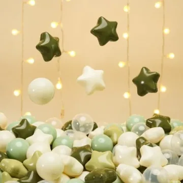 TRENDPLAY Star Ball Pit Balls 200 Piece Set for Kids