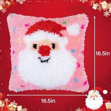 Beyond Your Thoughts Christmas Latch Hook Kit for Kids