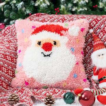 Beyond Your Thoughts Christmas Latch Hook Kit for Kids