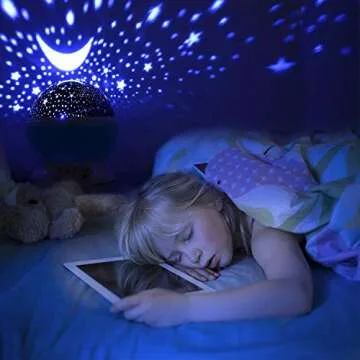 Kids Star Night Light: 4 LED Colors for Dreamy Nights