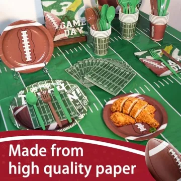 196PCS Football Party Decorations Set for Game Day Celebrations