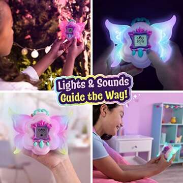 Got2Glow Fairies Got2Glow Baby Fairy Finder – Magic Fairy Jar Includes 20+ Virtual Baby Fairies ?...