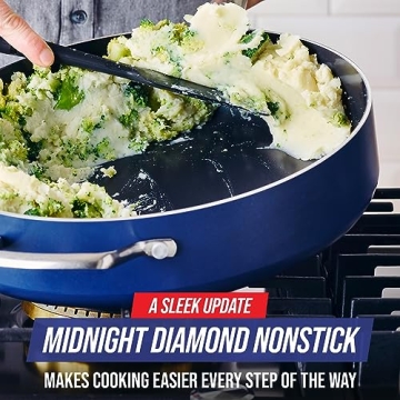 Blue Diamond 5QT Sauté Pan Non-Stick Jumbo Cooker