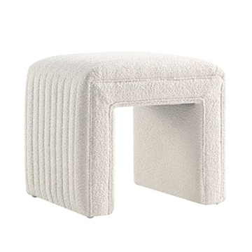 Stylish Modern Boucle Vanity Stool Chair for Any Room
