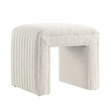 Stylish Modern Boucle Vanity Stool Chair for Any Room