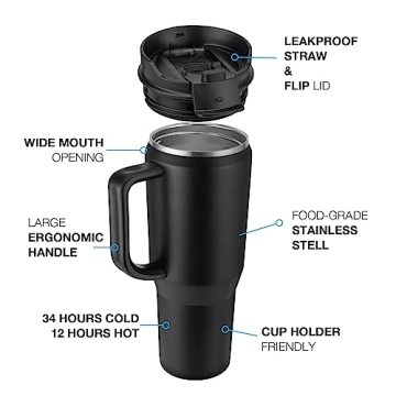 EALGRO 40 oz Insulated Tumbler - Ultimate Hydration Solution