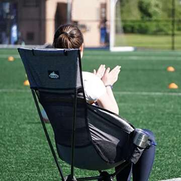 Cascade Ultralight Camp Chair for Beach Trips and Sports Events