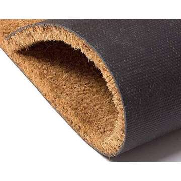 Coir Doormat Front Door Mat New Home Closing Housewarming Gift Cute Shoes Take Them Off Funny (30" x...